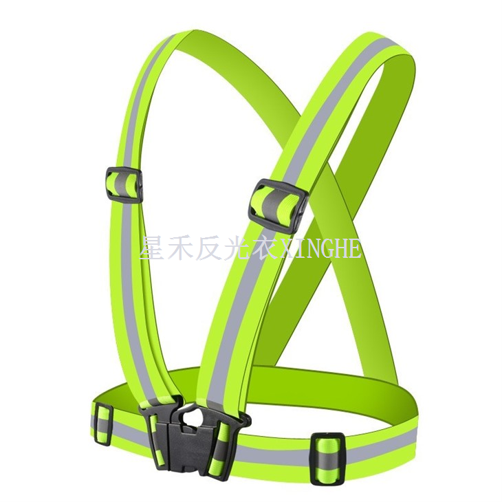 High Visibility Adjustable Night Running Security Reflective Safety Vest Belt