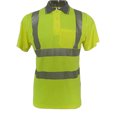 Светлоотразителна защитна поло тениска